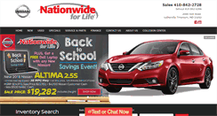 Desktop Screenshot of nationwide-nissan.com